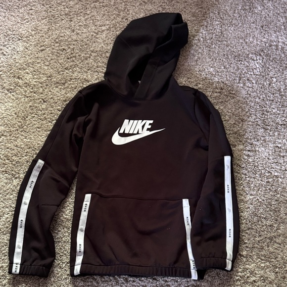 Nike Other - Nike Black Hoodie with White Logo